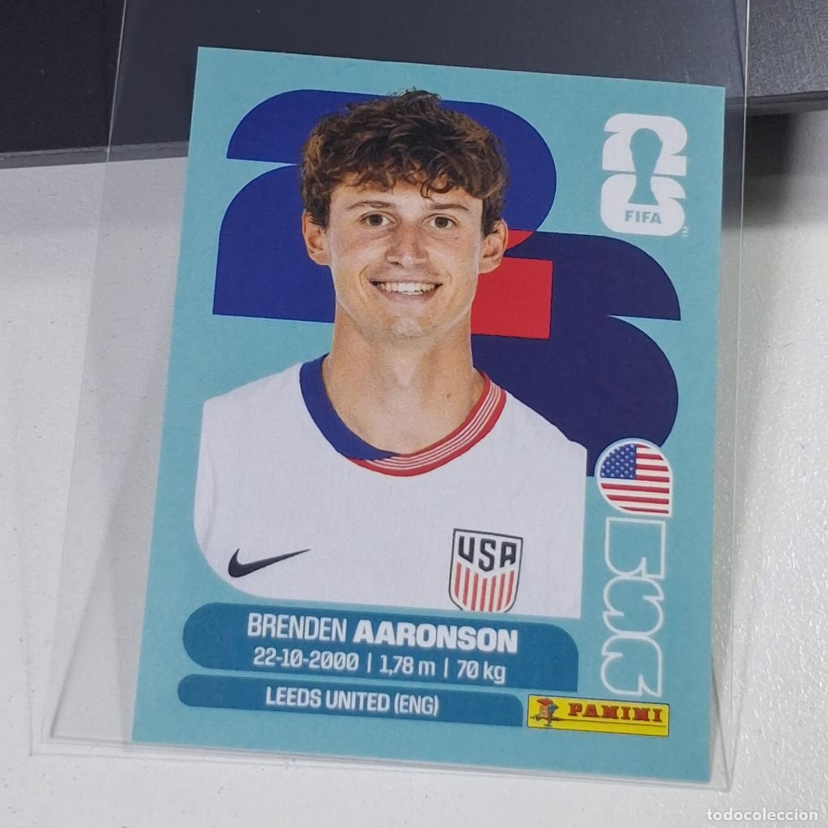 Fu&szlig;ball-Sticker: B67 USA17 BRENDEN AARONSON 17 ESTADOS UNIDOS USA MUNDIAL FIFA WORLD CUP 2026 STICKER PANINI