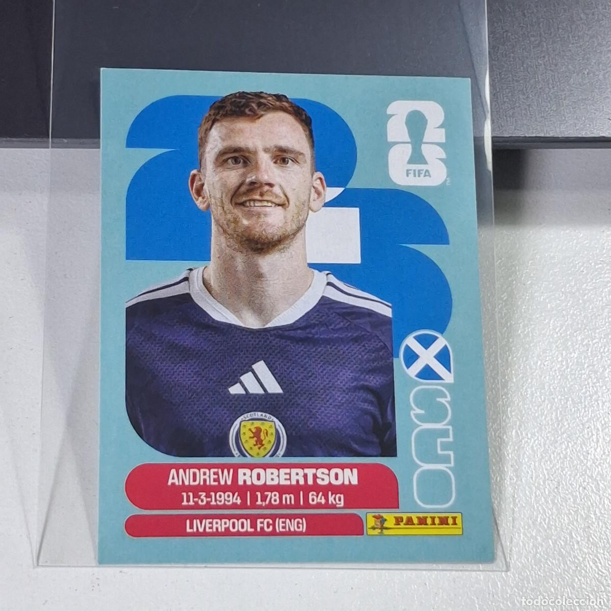 Cromos de f&uacute;tbol: B67 SCO6 ANDREW ROBERTSON 6 ESCOCIA SCOTLAND SCO MUNDIAL FIFA WORLD CUP 2026 STICKER PANINI