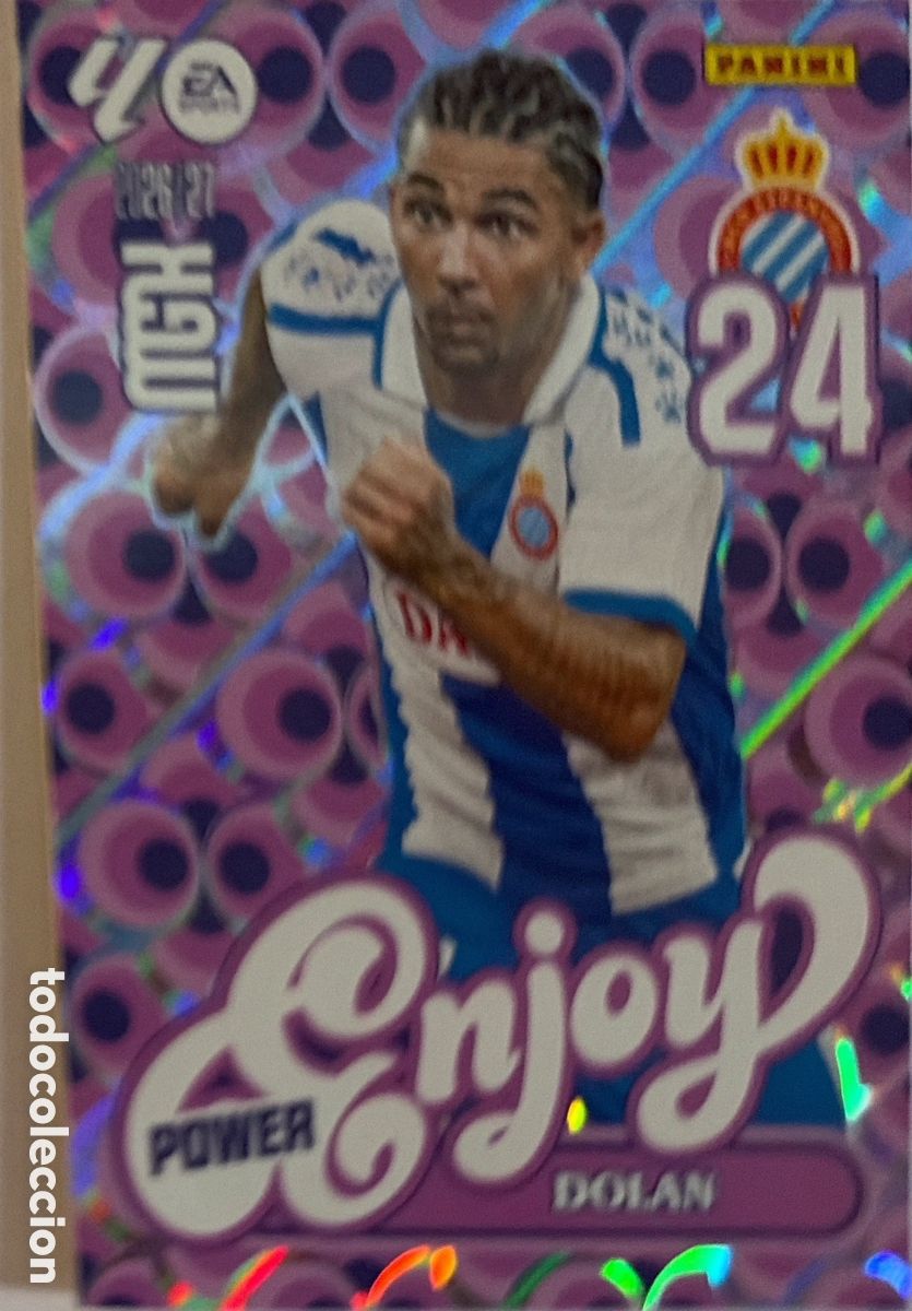 Fu&szlig;ball-Sticker: 382 DOLAN -ENJOY POWER - (ESPANYOL) - MEGACRACKS 2026/27 (PANINI)