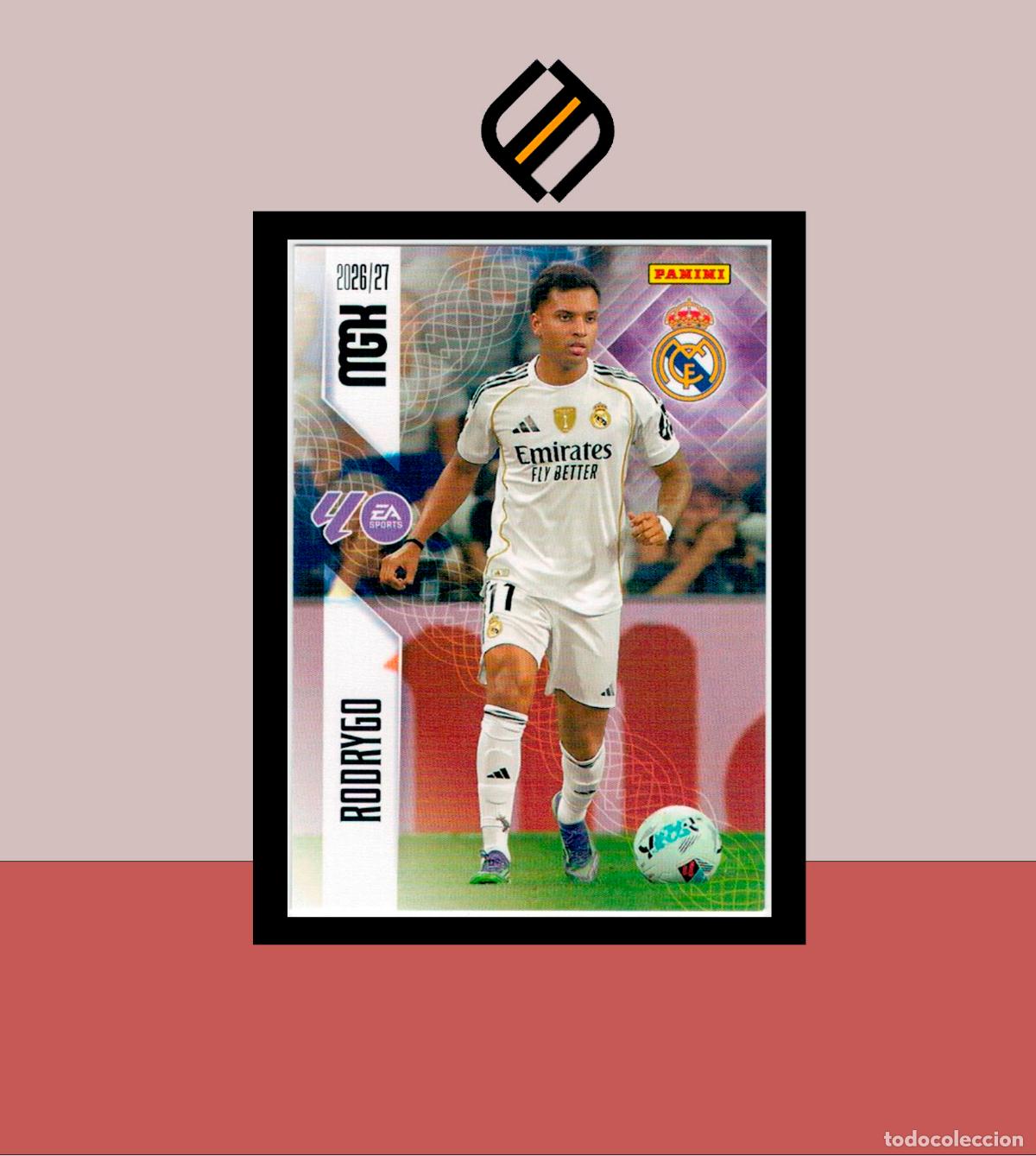 Cromos de f&uacute;tbol: MEGACRACKS 2026 2027 26 27 PANINI N&ordm; 231 RODRYGO REAL MADRID COLECCI&Oacute;N ALB&Uacute;M MGK
