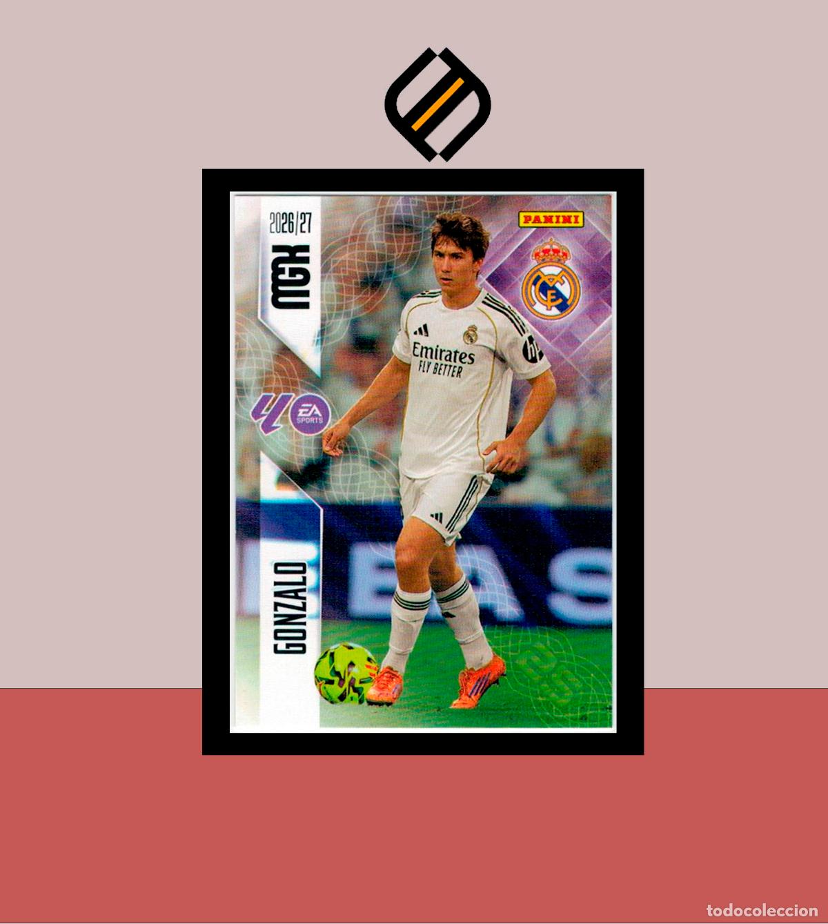 Figurine di Calcio: MEGACRACKS 2026 2027 26 27 PANINI N&ordm; 233 GONZALO REAL MADRID COLECCI&Oacute;N ALB&Uacute;M MGK