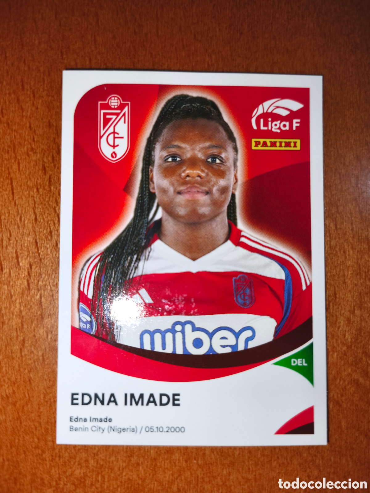 Figurine di Calcio: Edna Imade n&deg;181 liga femenina f 24/25 Granada