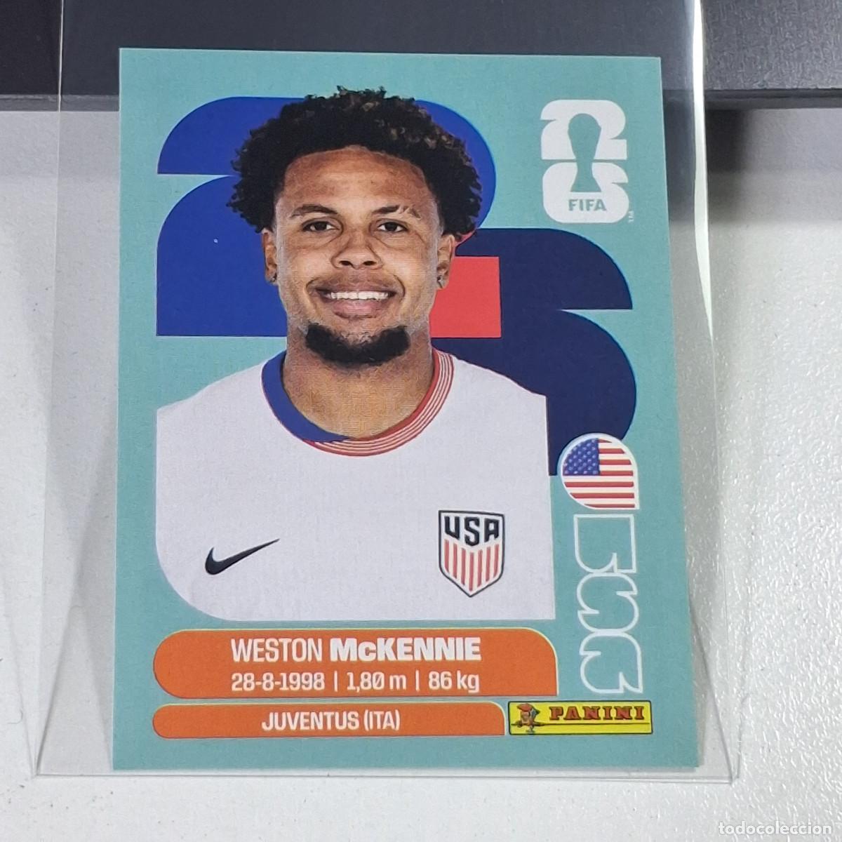 Cromos de f&uacute;tbol: B67 USA10 WESTON MCKENNIE 10 ESTADOS UNIDOS USA MUNDIAL FIFA WORLD CUP 2026 STICKER PANINI