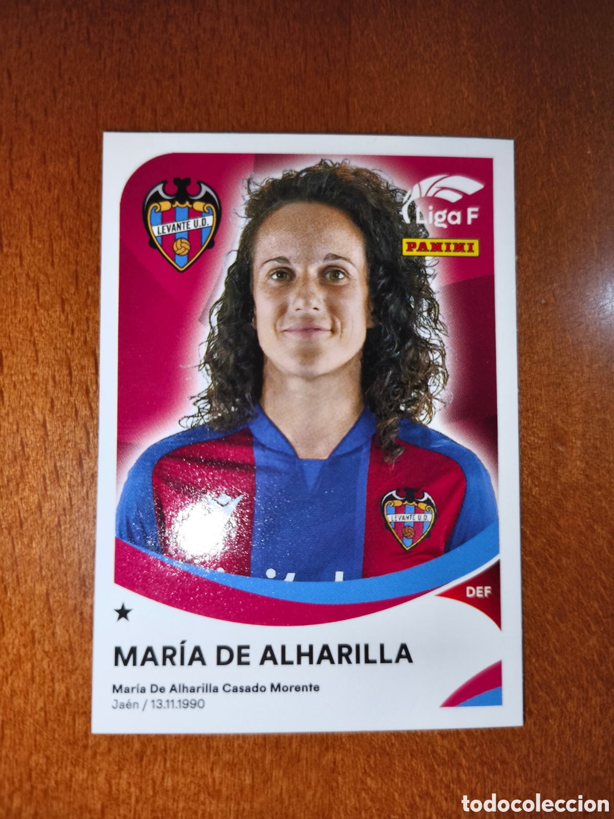 Cromos de f&uacute;tbol: Mar&iacute;a De Alharilla n&deg;206 liga femenina f 24/25 Levante