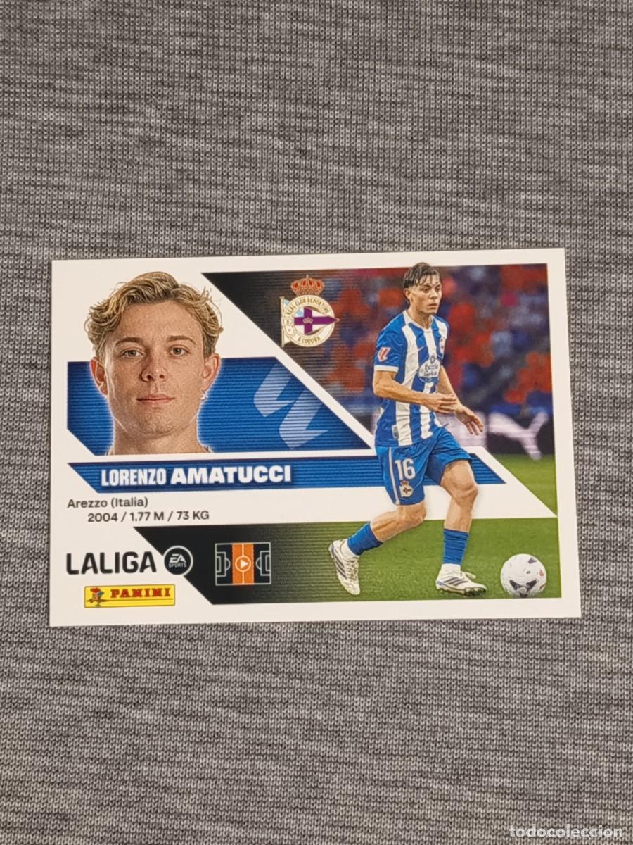 Cromos de f&uacute;tbol: Liga este 26 27 Panini AMATUCCI FICHAJE 22 DEPORTIVO DE LA CORU&Ntilde;A nuevo