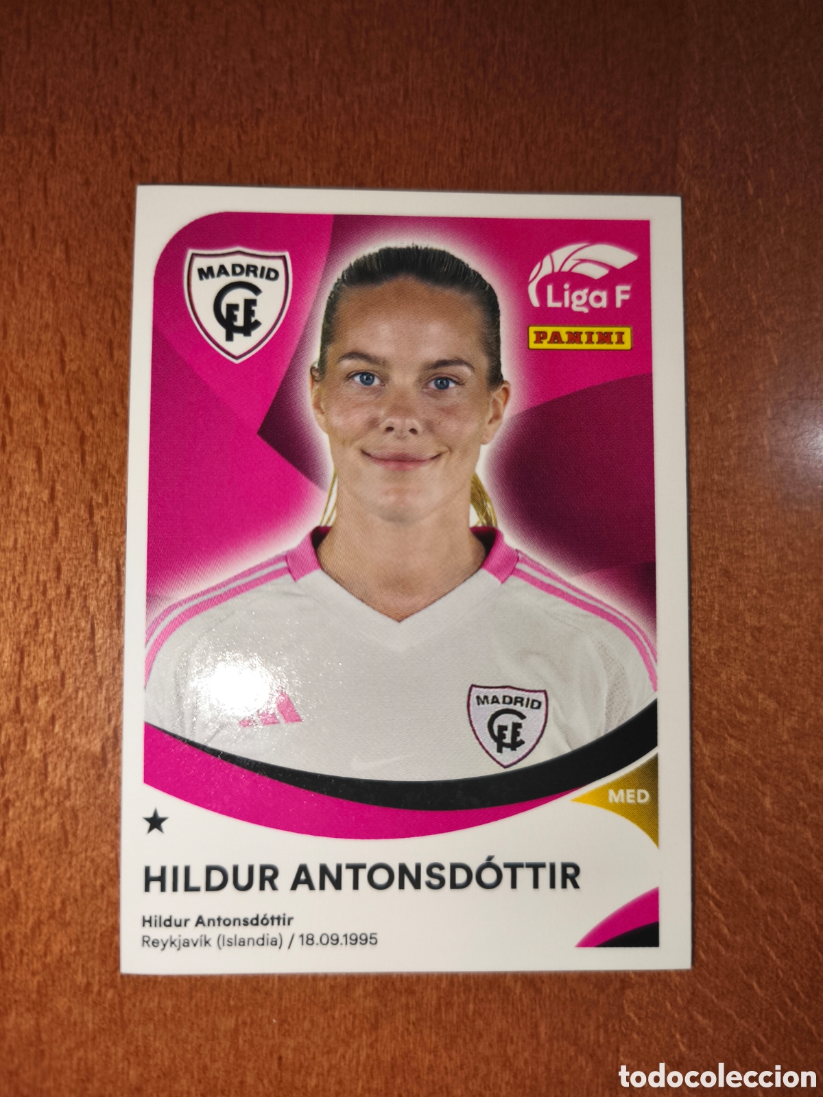 Figurine di Calcio: Hildur Antonsdottir n&deg;233 liga femenina f 24/25 Madrid CFF