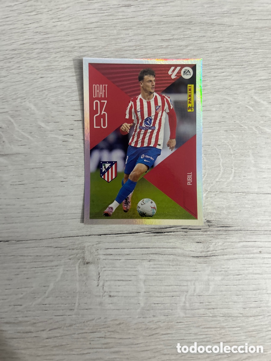 Cromos de f&uacute;tbol: Pubill 19 Atl&eacute;tico de Madrid Draft 23 Liga Este 2026/27 26-27 Panini