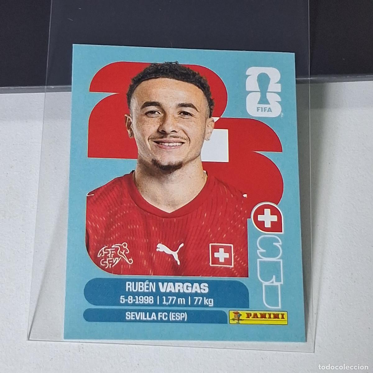 Cromos de f&uacute;tbol: B67 SUI18 RUB&Eacute;N VARGAS 18 SUIZA SWITZERLAND MUNDIAL FIFA WORLD CUP 2026 STICKER PANINI
