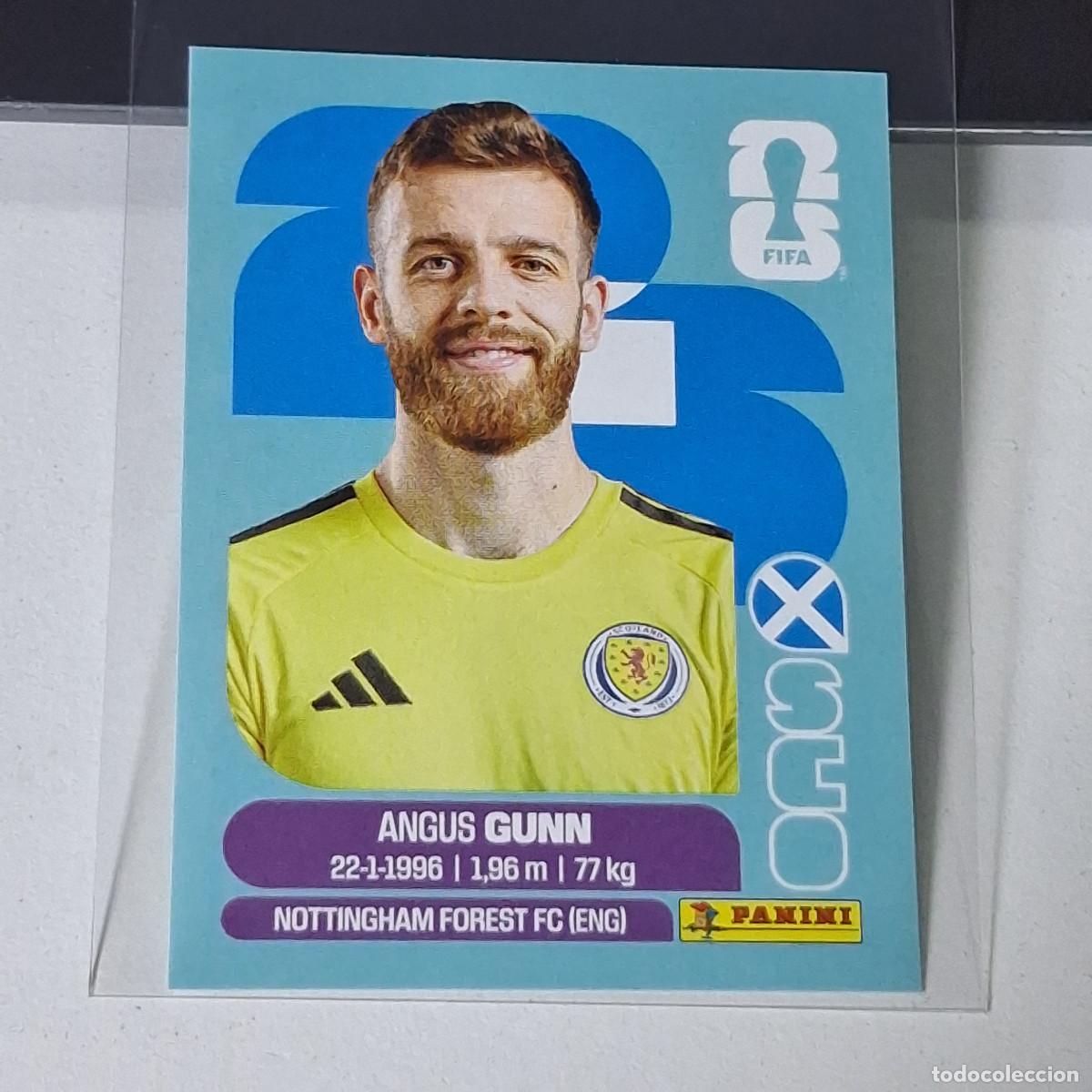 Cromos de f&uacute;tbol: B67 SCO 2 SCO2 ANGUS GUNN ESCOCIA SCOTLAND SCO MUNDIAL FIFA WORLD CUP 2026 STICKER PANINI