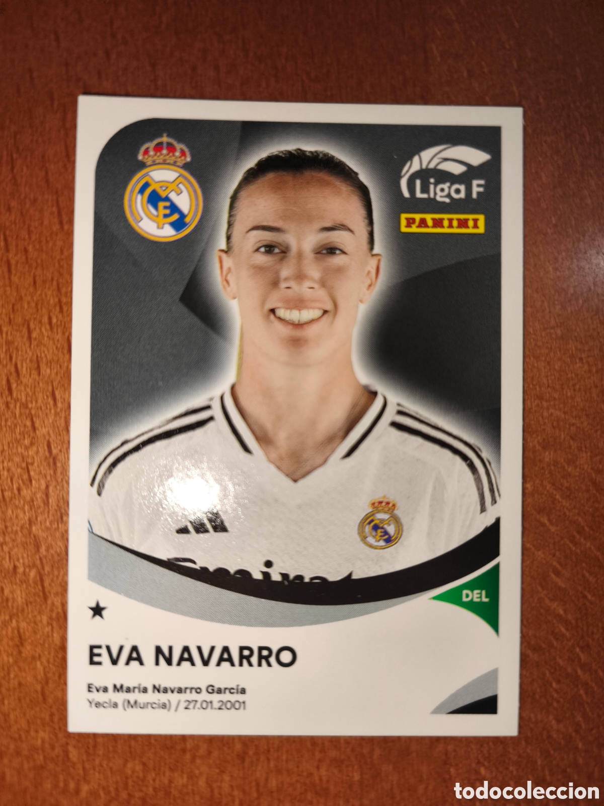 Cromos de f&uacute;tbol: Eva Navarro n&deg;256 liga femenina f 24/25 Real Madrid