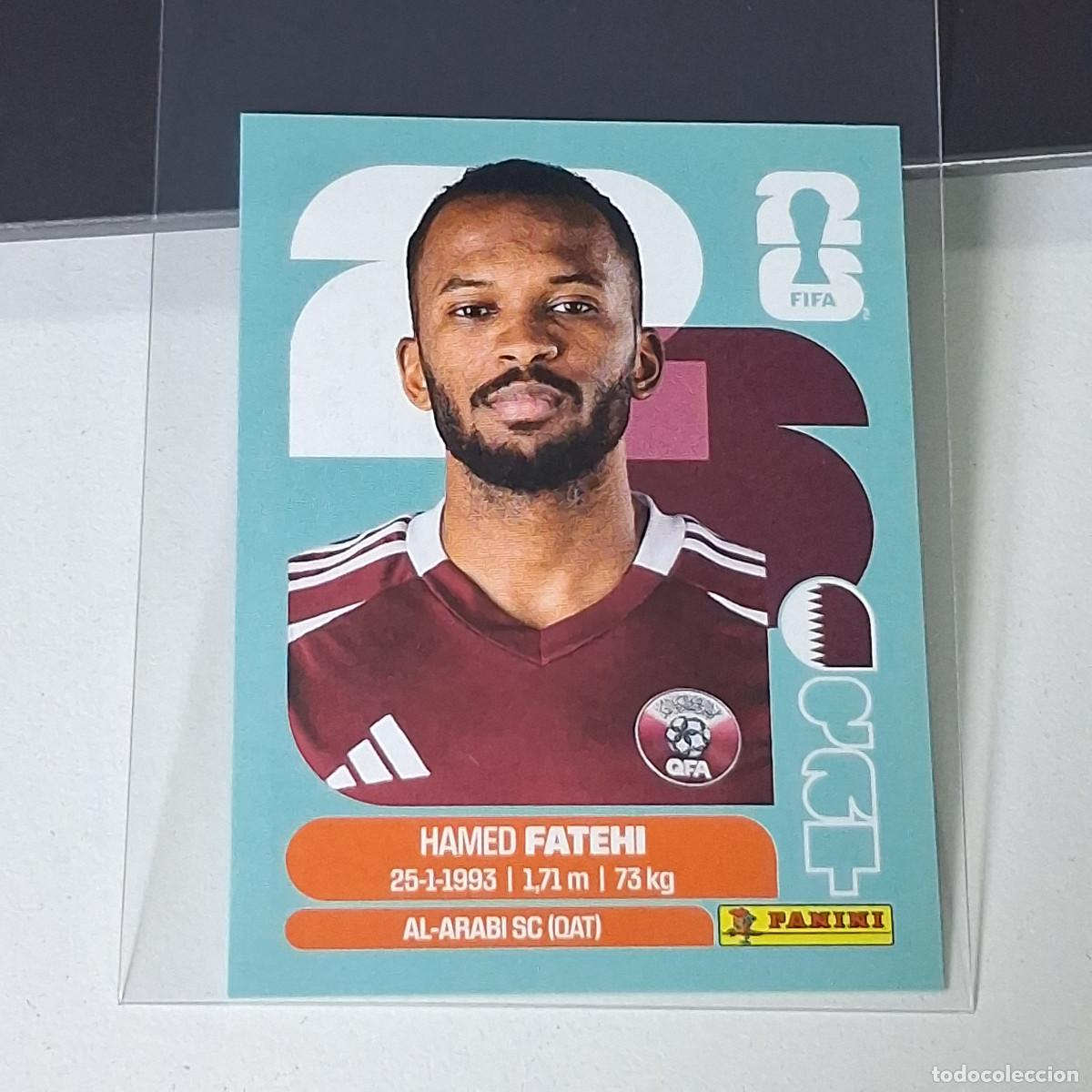 Cromos de f&uacute;tbol: B67 QAT 12 QAT12 HAMED FATEHI QATAR QATAR CATAR QAT MUNDIAL FIFA WORLD CUP 2026 STICKER PANINI