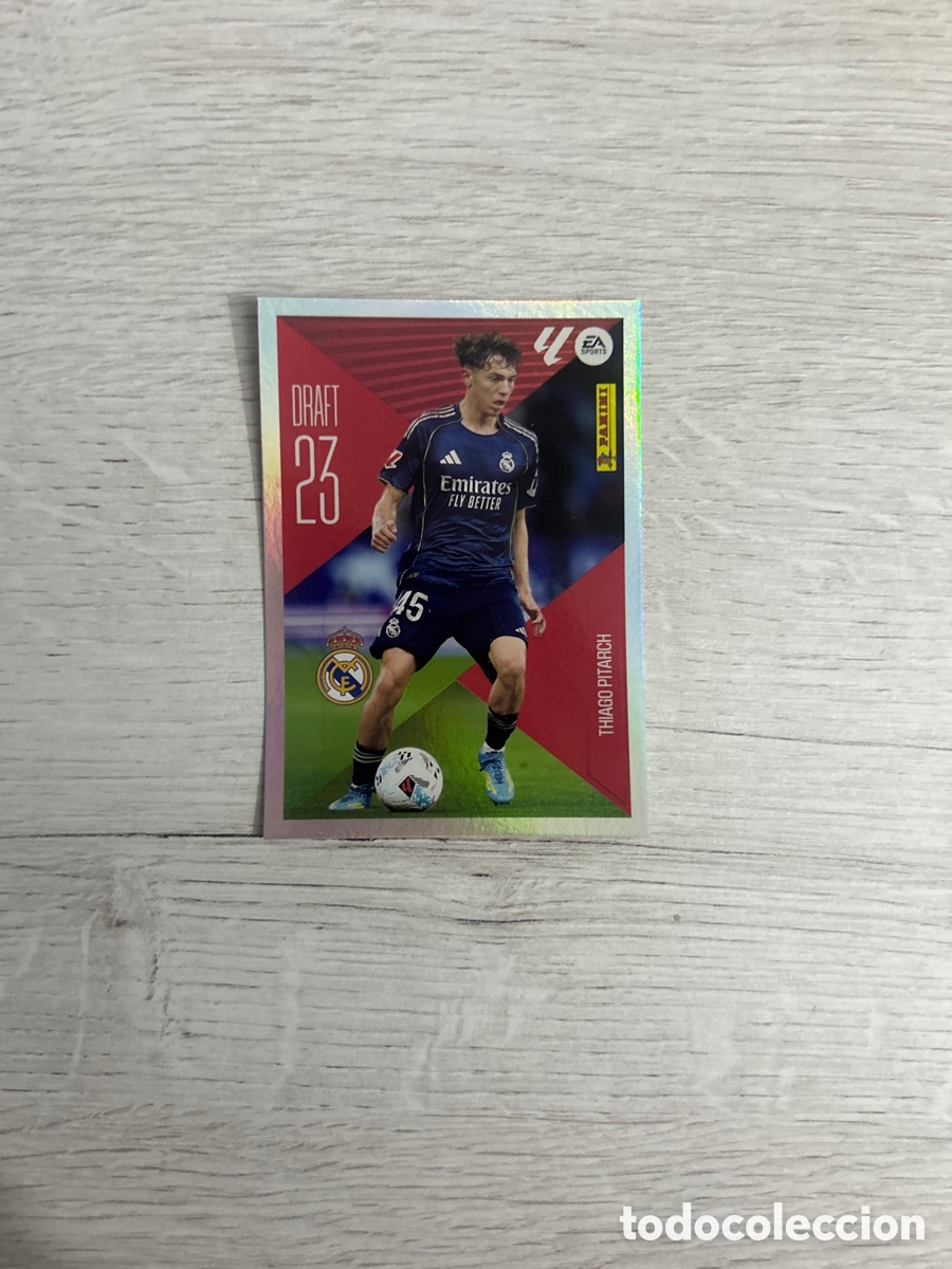 Cartes &agrave; collectionner de Football: Thiago Pitarch 22 Real Madrid Draft 23 Liga Este 2026/27 26-27 Panini
