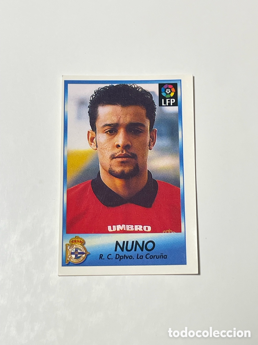 Cartes &agrave; collectionner de Football: Nuno Deportivo de La Coru&ntilde;a 96/97 Bollycao #294