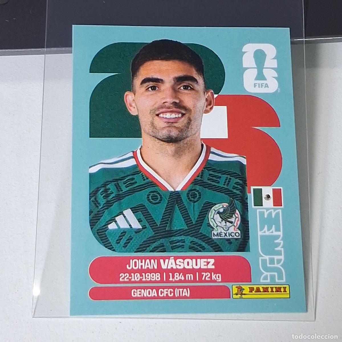 Cromos de f&uacute;tbol: B67 MEX 3 MEX3 JOHAN VASQUEZ M&Eacute;XICO MUNDIAL FIFA WORLD CUP 2026 STICKER PANINI