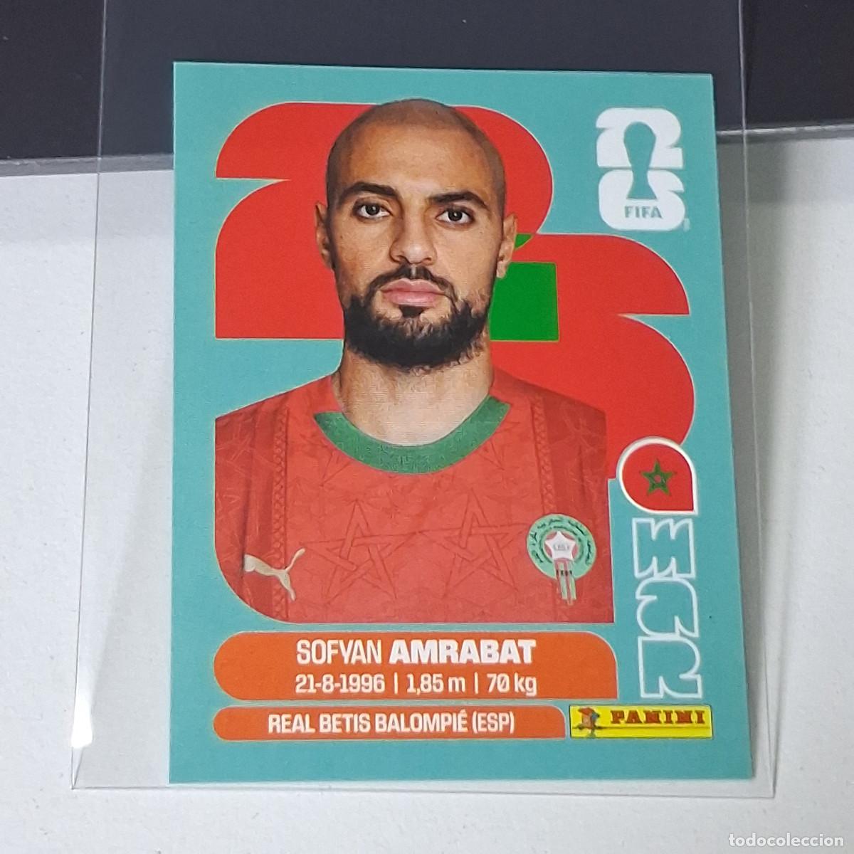 Football Stickers: B67 MAR10 SOFYAN AMRABAT 10 MARRUECOS MOROCCO MAR MUNDIAL FIFA WORLD CUP 2026 STICKER PANINI