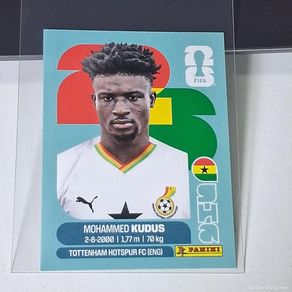 Cromos de f&uacute;tbol: B67 GHA14 MOHAMMED KUDUS 14 GHANA GAR MUNDIAL FIFA WORLD CUP 2026 STICKER PANINI