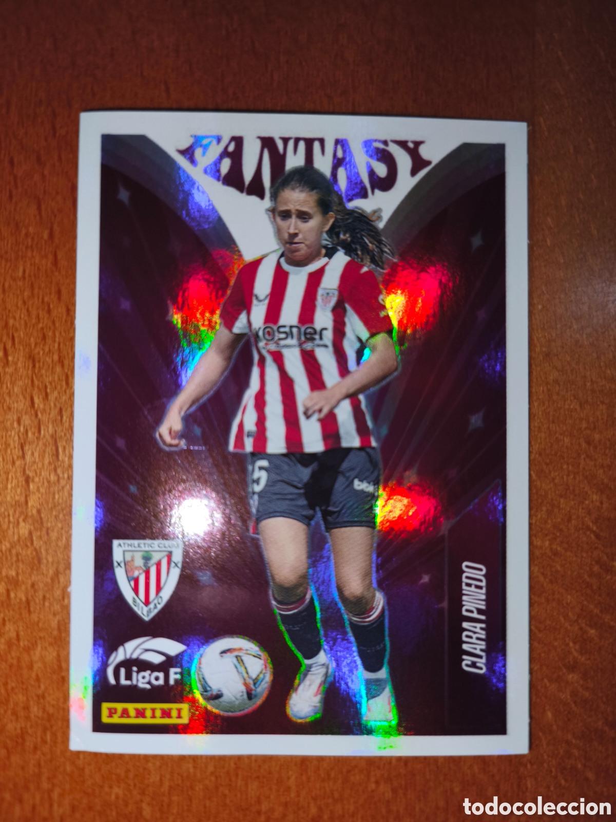 Football Stickers: Clara Pinedo n&deg;331 FANTASY liga femenina f 24/25 Athletic Club
