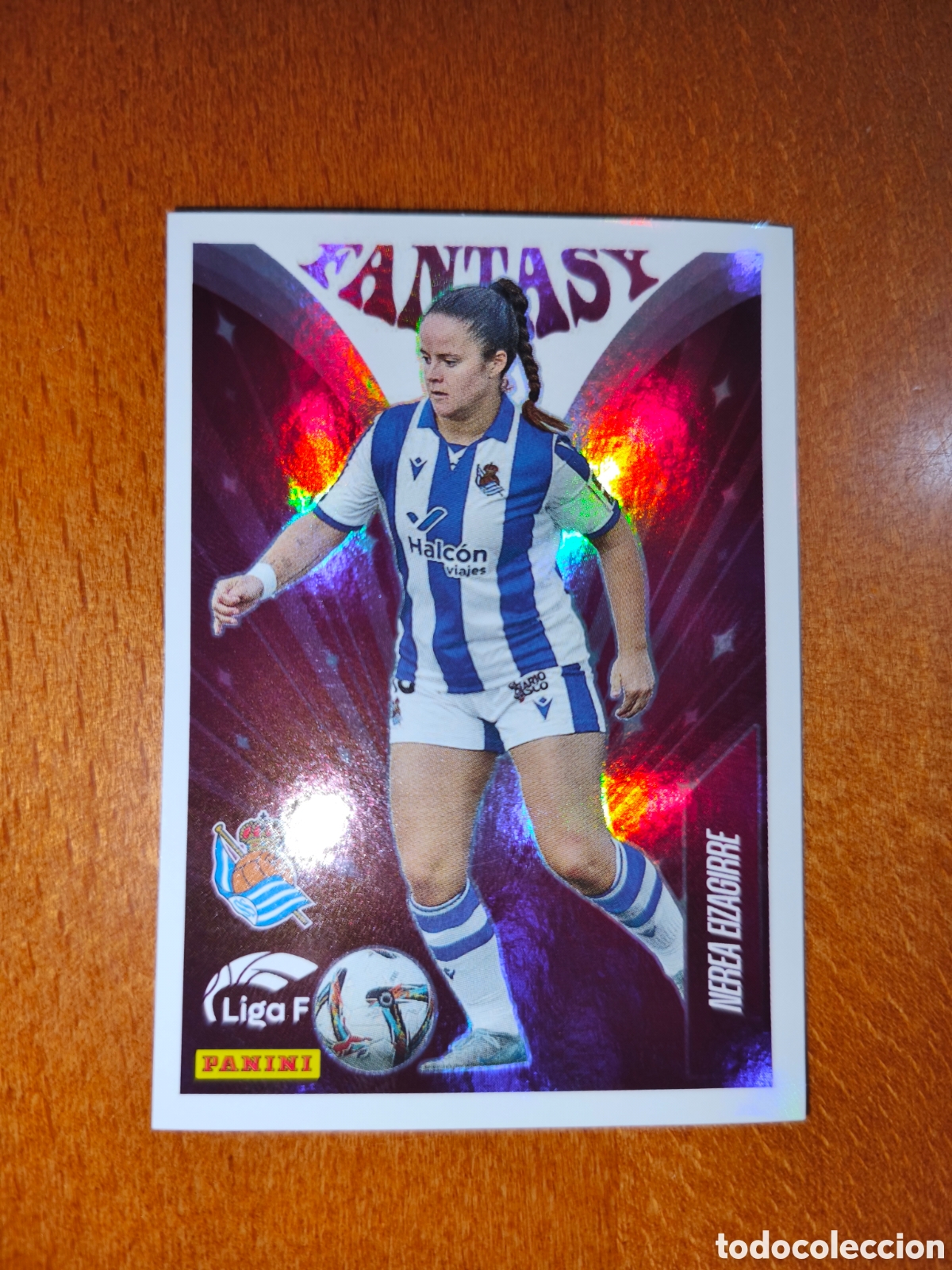 Football Stickers: Nerea Eizagirre n&deg;339 FANTASY liga femenina f 24/25 Real Sociedad