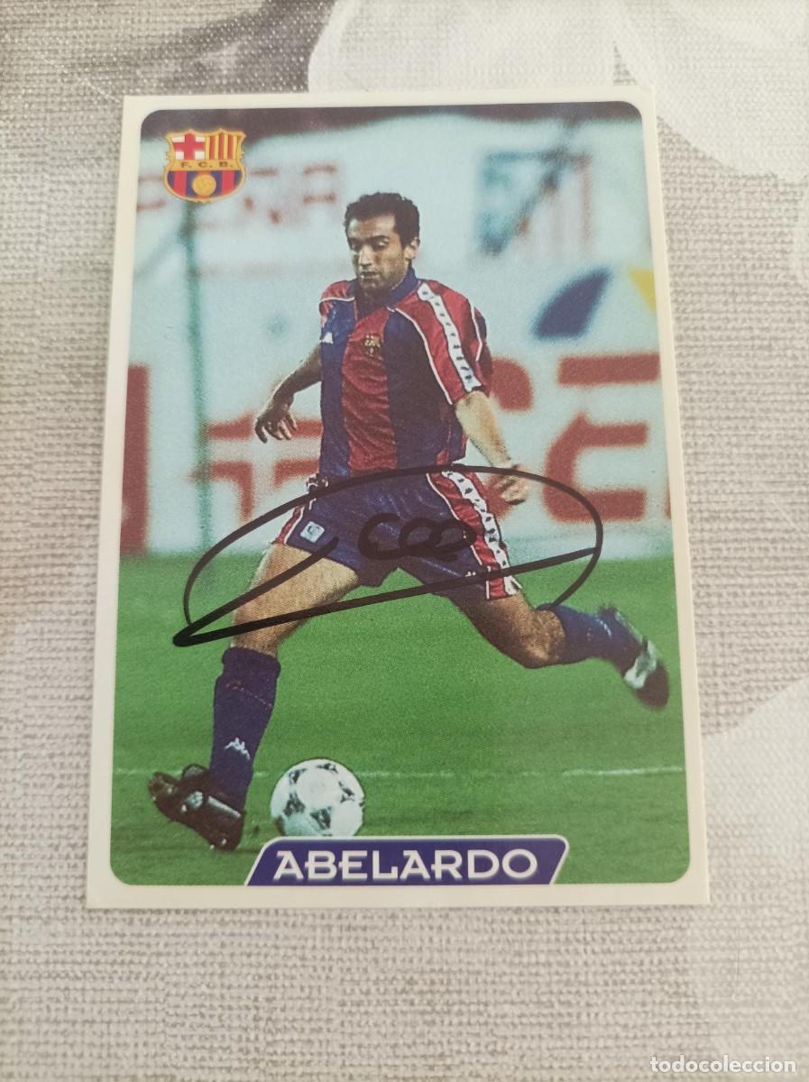 Figurine di Calcio: Cromo futbol firmado Abelardo