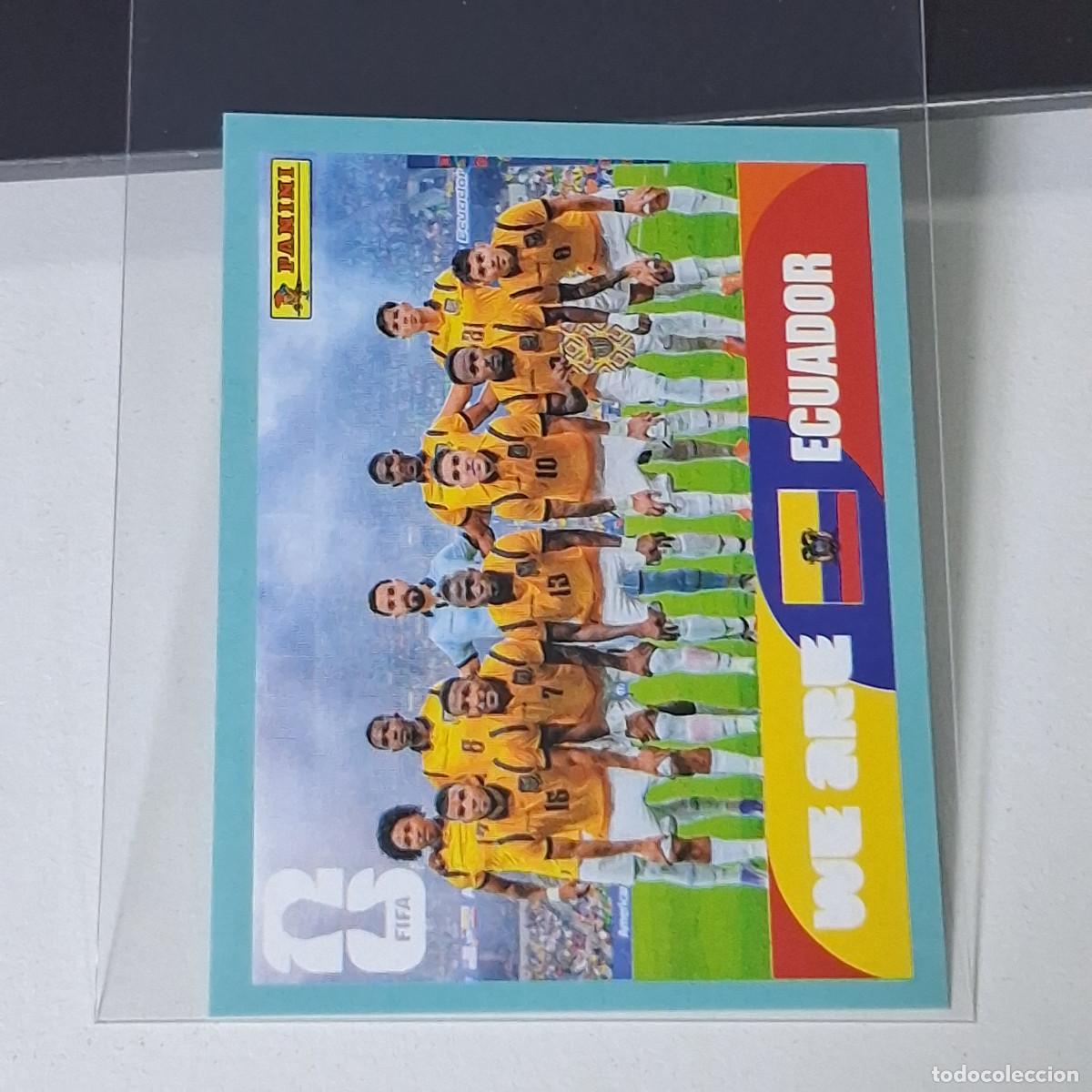 Football Stickers: B67 ECU13 TEAM PHOTO EQUIPO 13 ECU ECUADOR MUNDIAL FIFA WORLD CUP 2026 STICKER PANINI