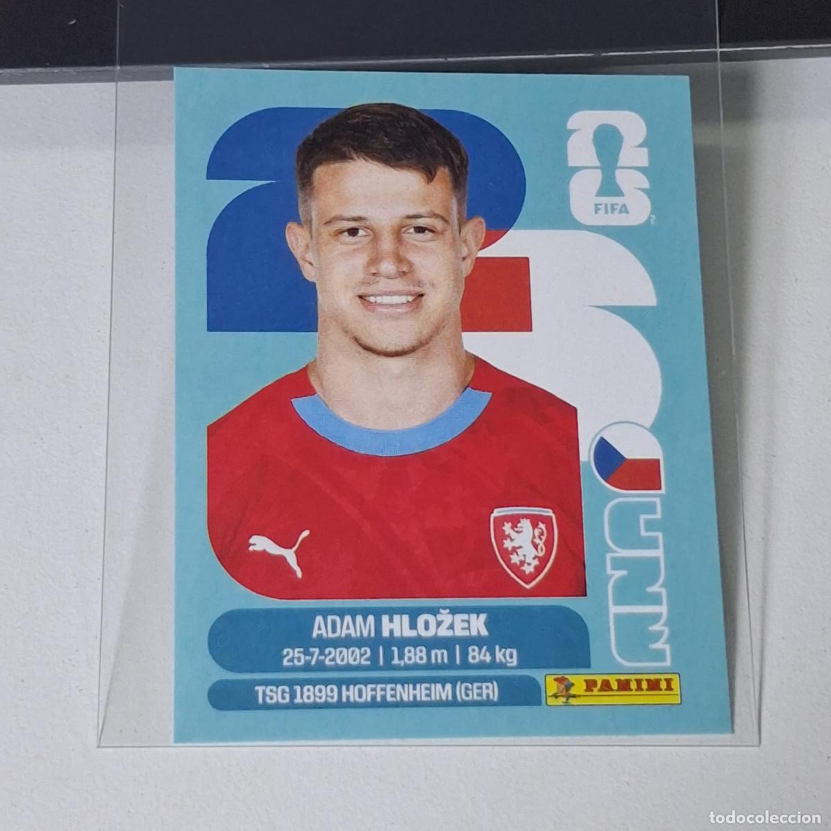 Football Stickers: B67 CZE19 ADAM HLOŽEK 19 REP&Uacute;BLICA CHECA CHEQUIA CZE MUNDIAL FIFA WORLD CUP 2026 STICKER PANINI