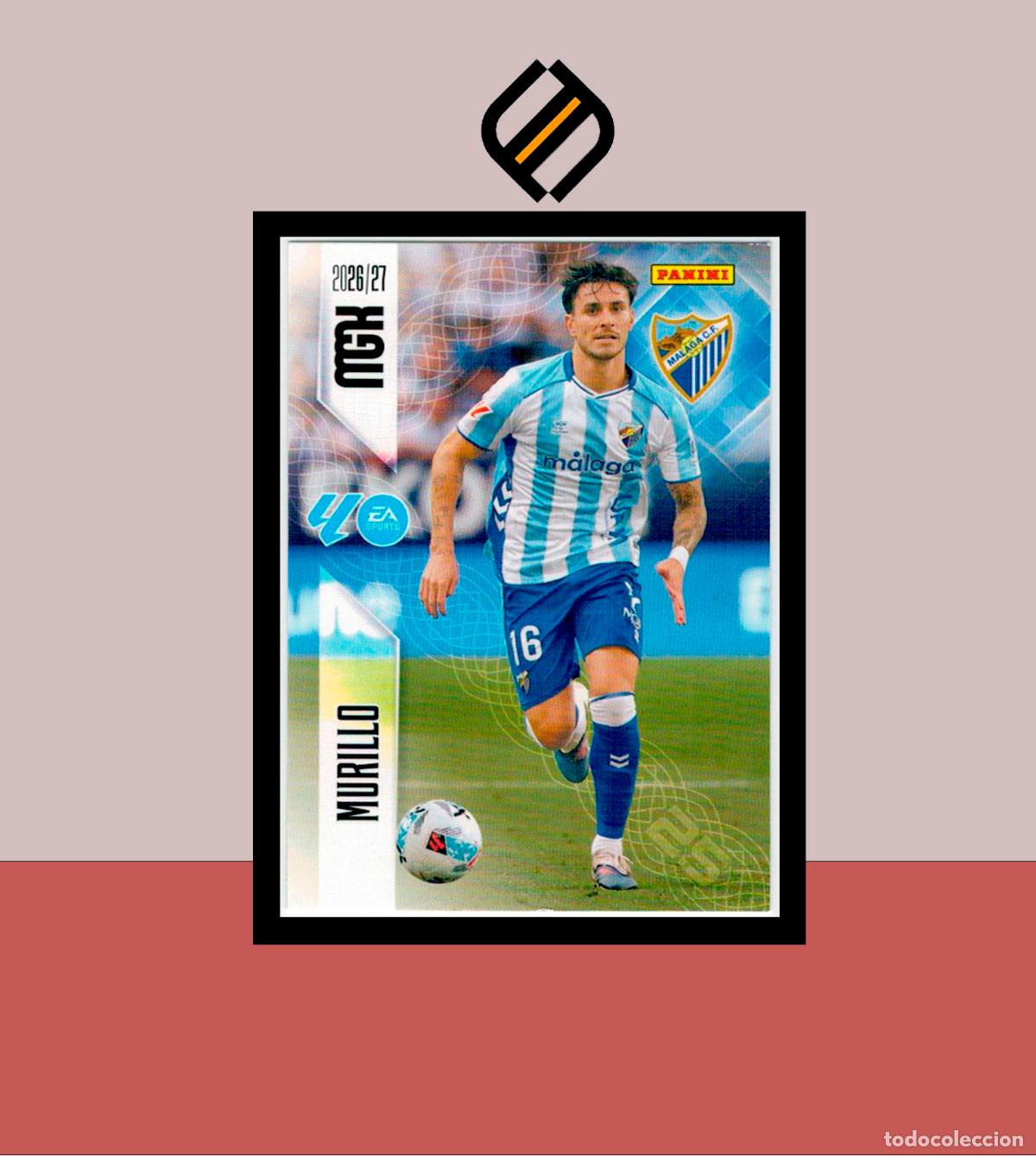 Cromos de f&uacute;tbol: MEGACRACKS 2026 2027 26 27 PANINI N&ordm; 239 MURILLO M&Aacute;LAGA COLECCI&Oacute;N ALB&Uacute;M MGK