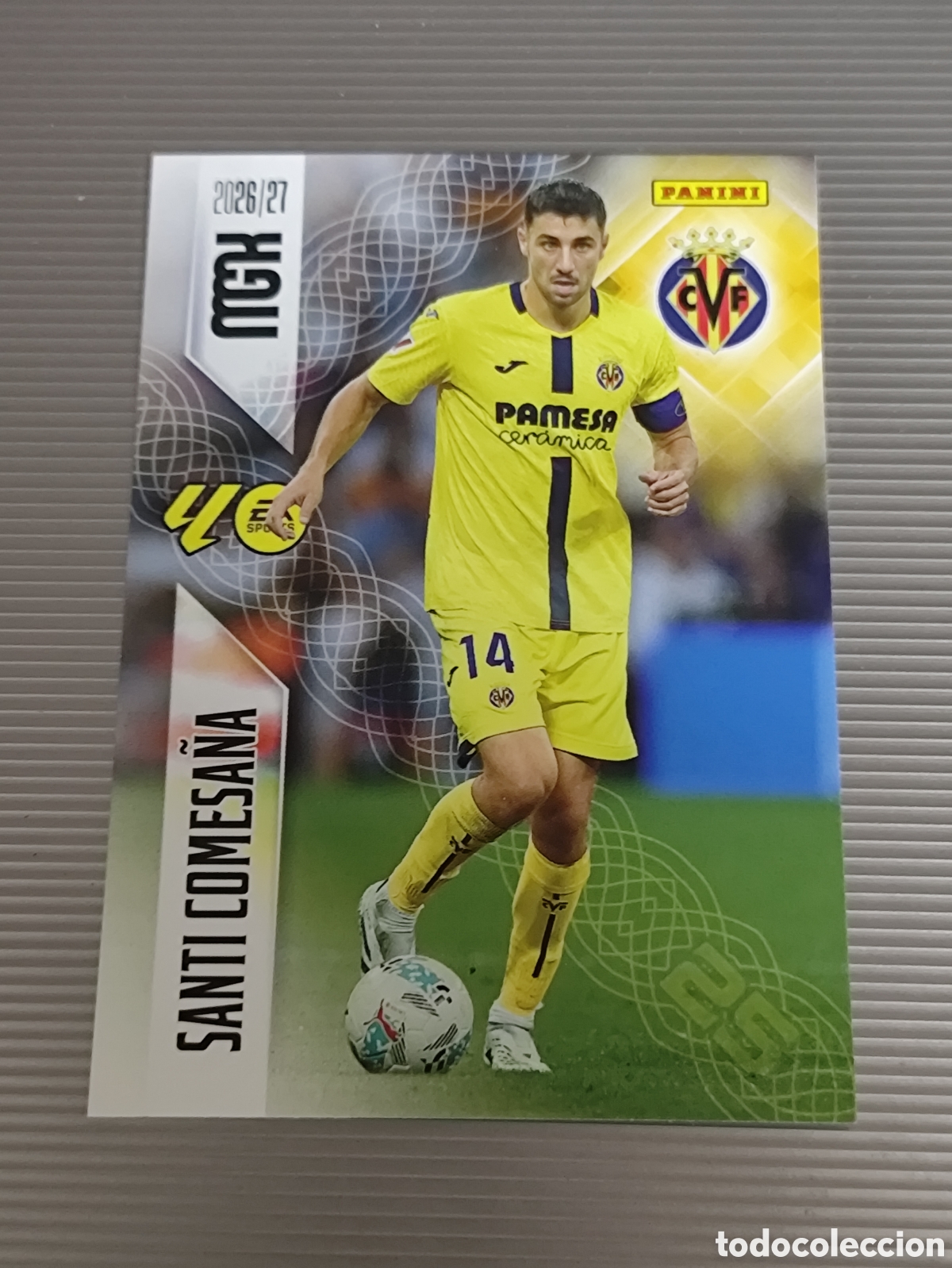 Cromos de f&uacute;tbol: Cromo 370 Santi Comesa&ntilde;a Villarreal Megacracks 26 27