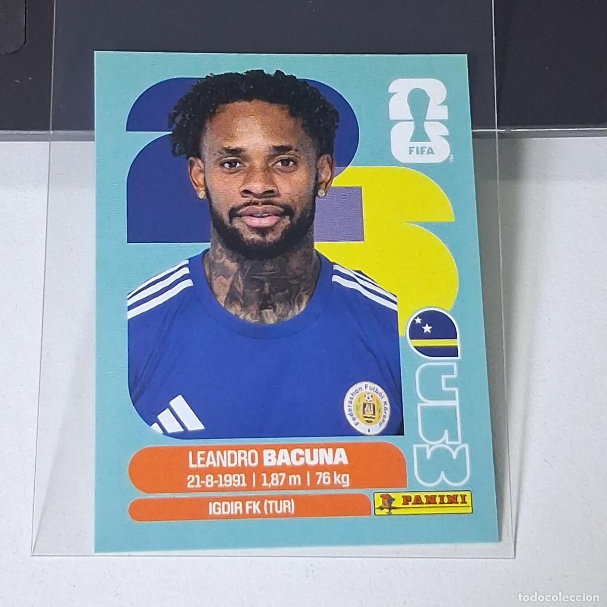 Cromos de f&uacute;tbol: B67 CUW12 LEANDRO BACUNA 12 CURAZAO CURA&Ccedil;AO CUW MUNDIAL FIFA WORLD CUP 2026 STICKER PANINI