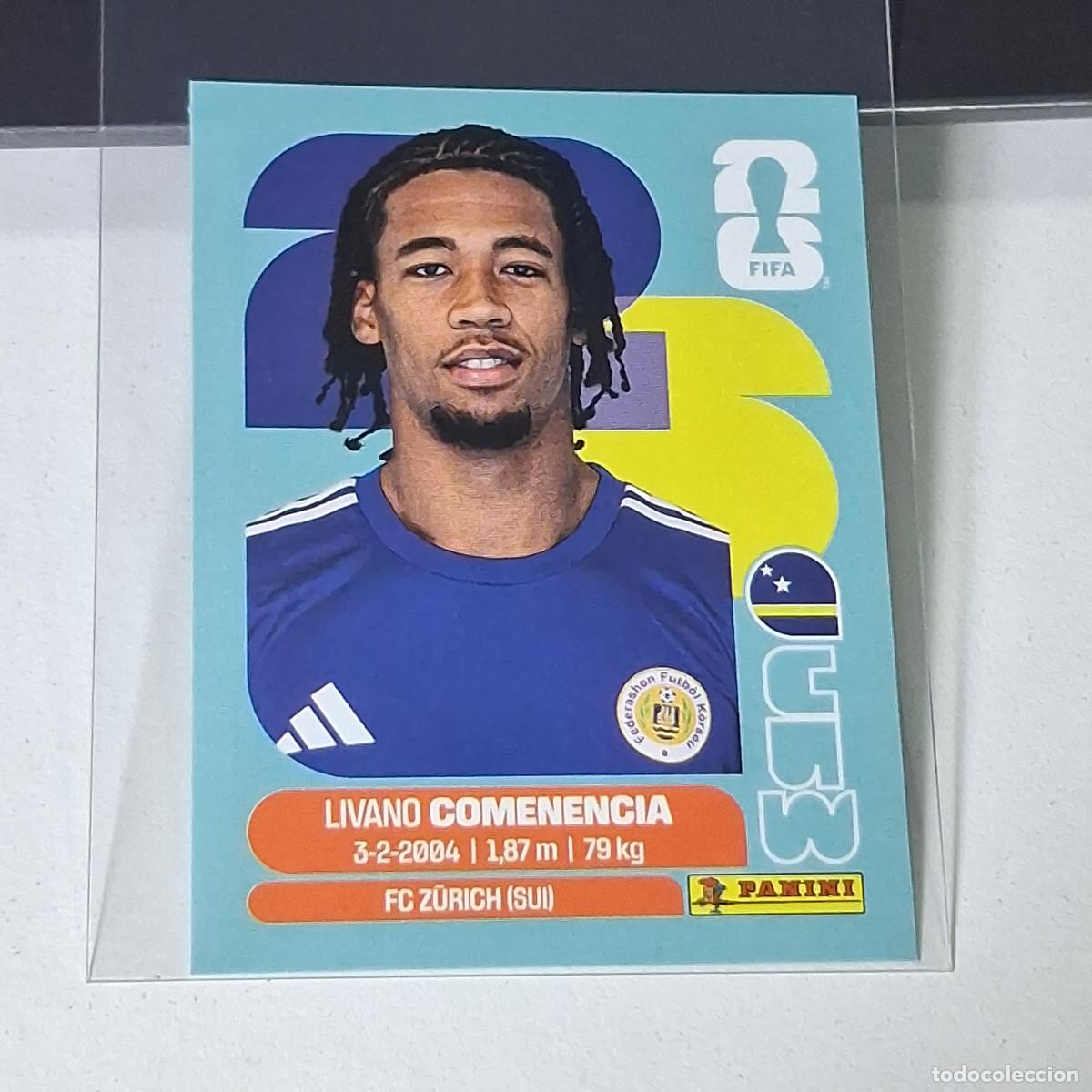 Cromos de f&uacute;tbol: B67 CUW 9 CUW9 LIVANO COMENENCIA CURAZAO CURA&Ccedil;AO CUW MUNDIAL FIFA WORLD CUP 2026 STICKER PANINI