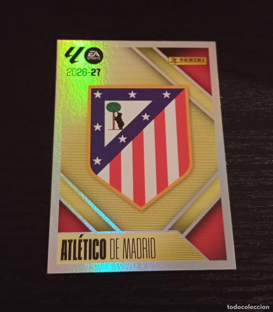 Cromos de f&uacute;tbol: -ESTE 26-27 : ESCUDO ( AT.MADRID )