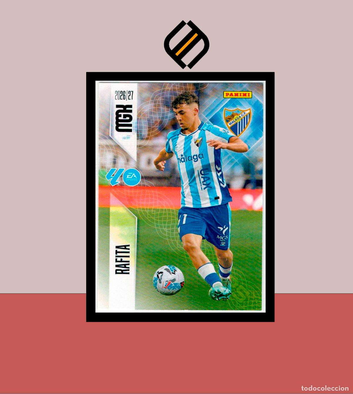 Cromos de f&uacute;tbol: MEGACRACKS 2026 2027 26 27 PANINI N&ordm; 242 RAFITA M&Aacute;LAGA COLECCI&Oacute;N ALB&Uacute;M MGK