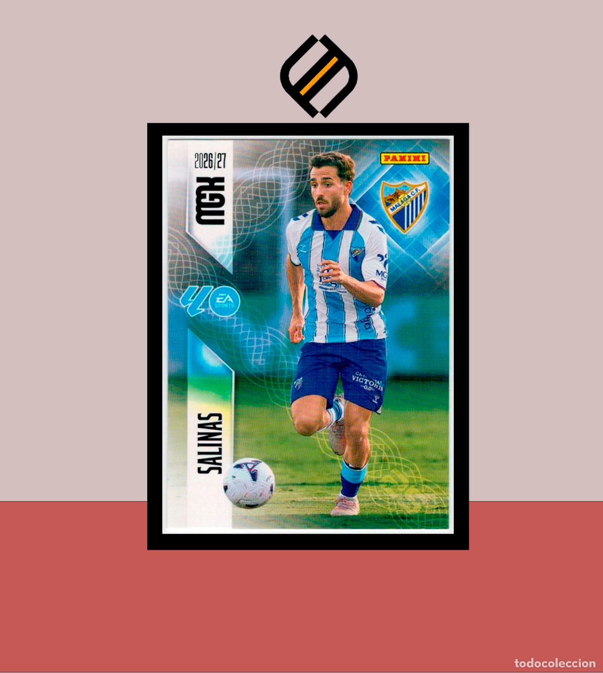 Cromos de Futebol: MEGACRACKS 2026 2027 26 27 PANINI N&ordm; 243 SALINAS M&Aacute;LAGA COLECCI&Oacute;N ALB&Uacute;M MGK 2 EDICI&Oacute;N
