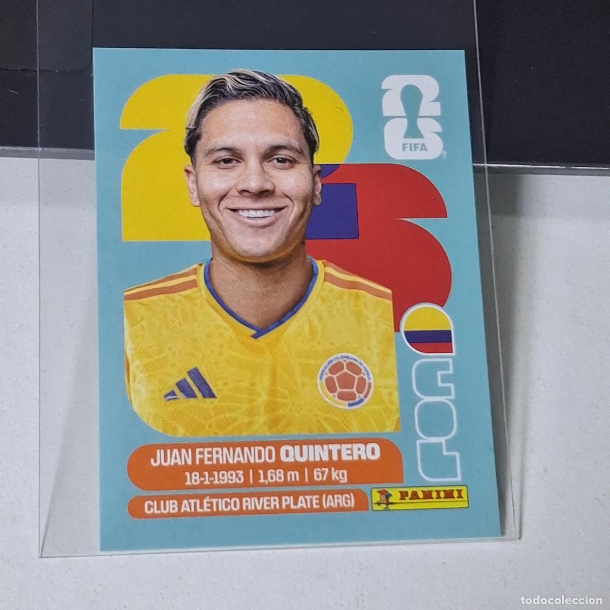 Fu&szlig;ball-Sticker: B67 COL15 JUAN FERNANDO QUINTERO 15 COLOMBIA COL MUNDIAL FIFA WORLD CUP 2026 STICKER PANINI