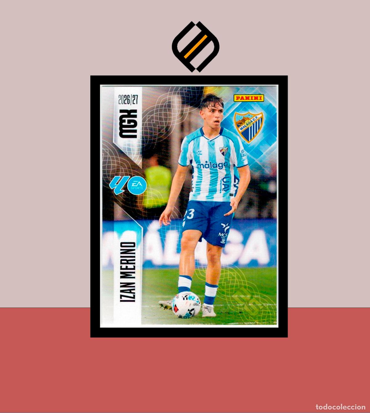 Cromos de f&uacute;tbol: MEGACRACKS 2026 2027 26 27 PANINI N&ordm; 244 IZAN MERINO M&Aacute;LAGA COLECCI&Oacute;N ALB&Uacute;M MGK 2 EDICI&Oacute;N