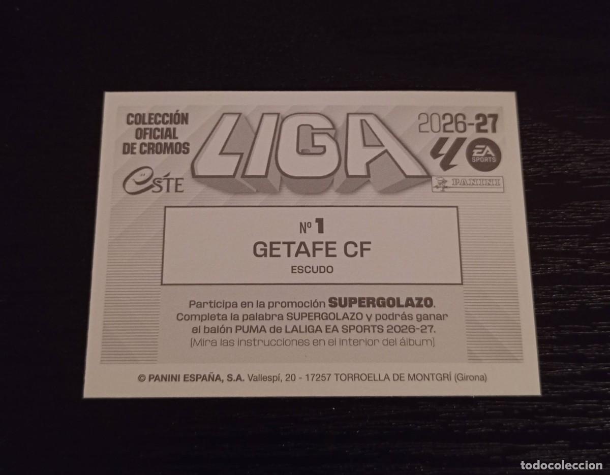 Cromos de f&uacute;tbol: -ESTE 26-27 : ESCUDO ( GETAFE ) - Foto 2