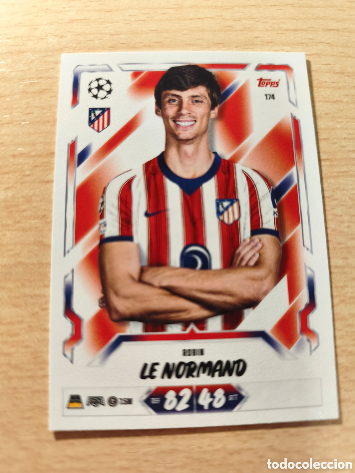 Figurine di Calcio: 174 ROBIN LE NORMAND ATL&Eacute;TICO DE MADRID MATCH ATTAX 2026 2027 TOPPS 26 27
