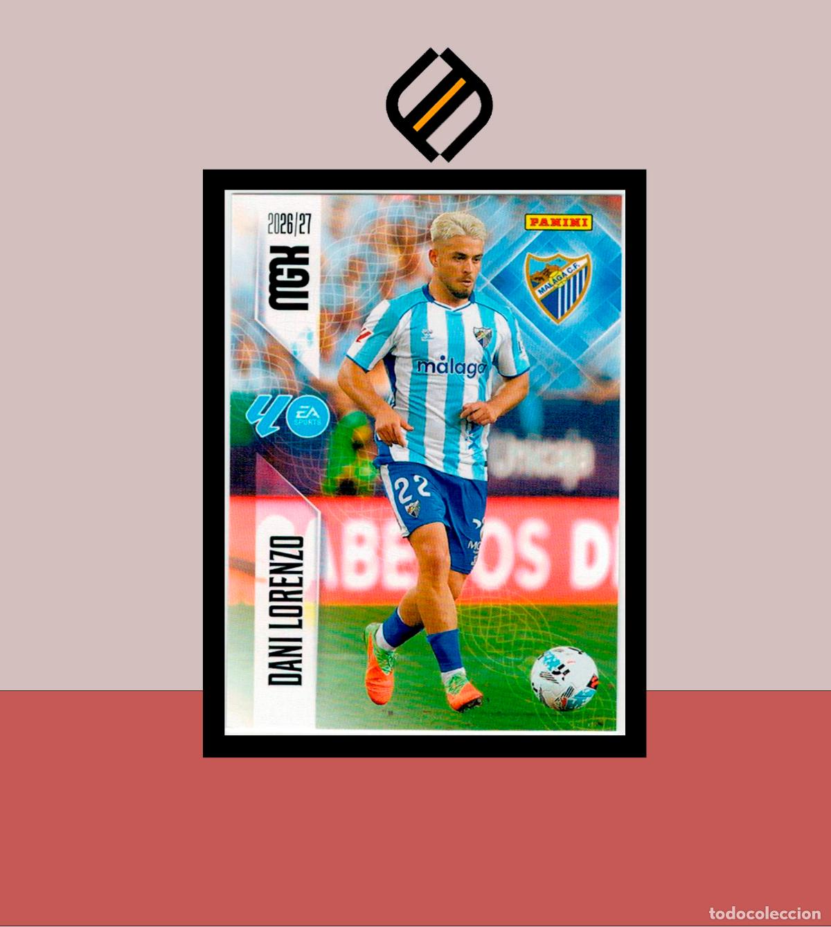 Cromos de f&uacute;tbol: MEGACRACKS 2026 2027 26 27 PANINI N&ordm; 245 DANI LORENZO M&Aacute;LAGA COLECCI&Oacute;N ALB&Uacute;M MGK 2 EDICI&Oacute;N