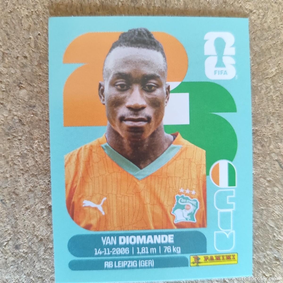 Figurine di Calcio: FIFA WORLD CUP 2026 STICKER YAN DIOMANDE COSTA DE IVORI # CIV18 PANINI