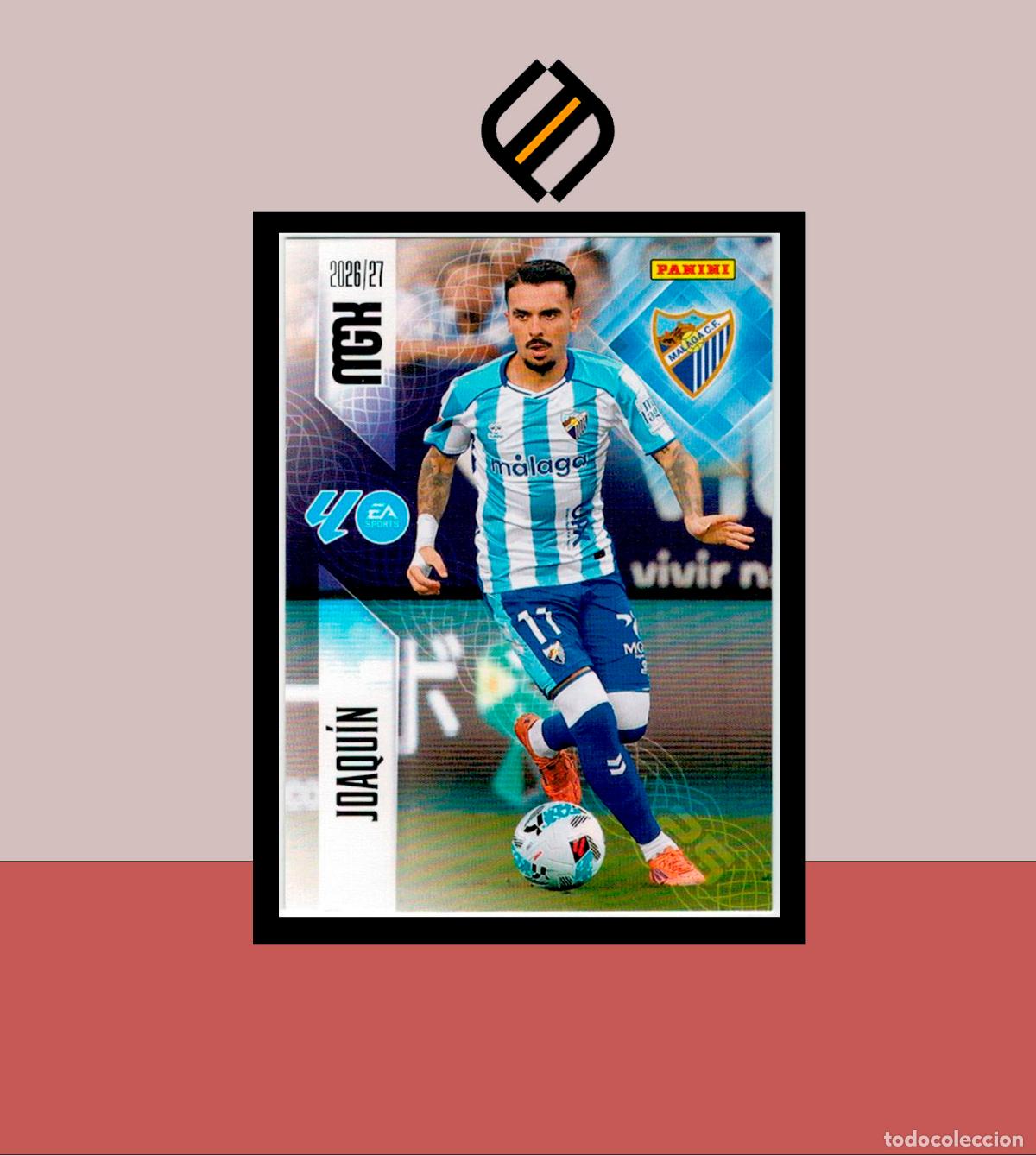 Cromos de f&uacute;tbol: MEGACRACKS 2026 2027 26 27 PANINI N&ordm; 251 JOAQU&Iacute;N M&Aacute;LAGA COLECCI&Oacute;N ALB&Uacute;M MGK 2 EDICI&Oacute;N