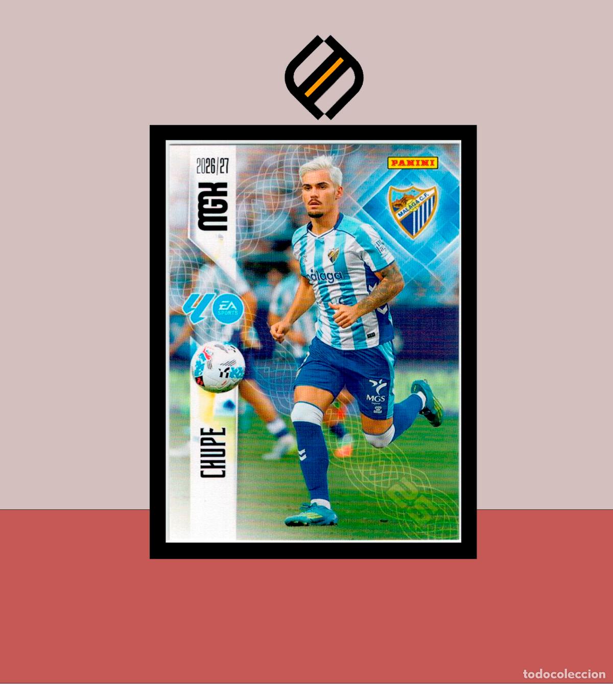 Cromos de f&uacute;tbol: MEGACRACKS 2026 2027 26 27 PANINI N&ordm; 252 CHUPE M&Aacute;LAGA COLECCI&Oacute;N ALB&Uacute;M MGK 2 EDICI&Oacute;N