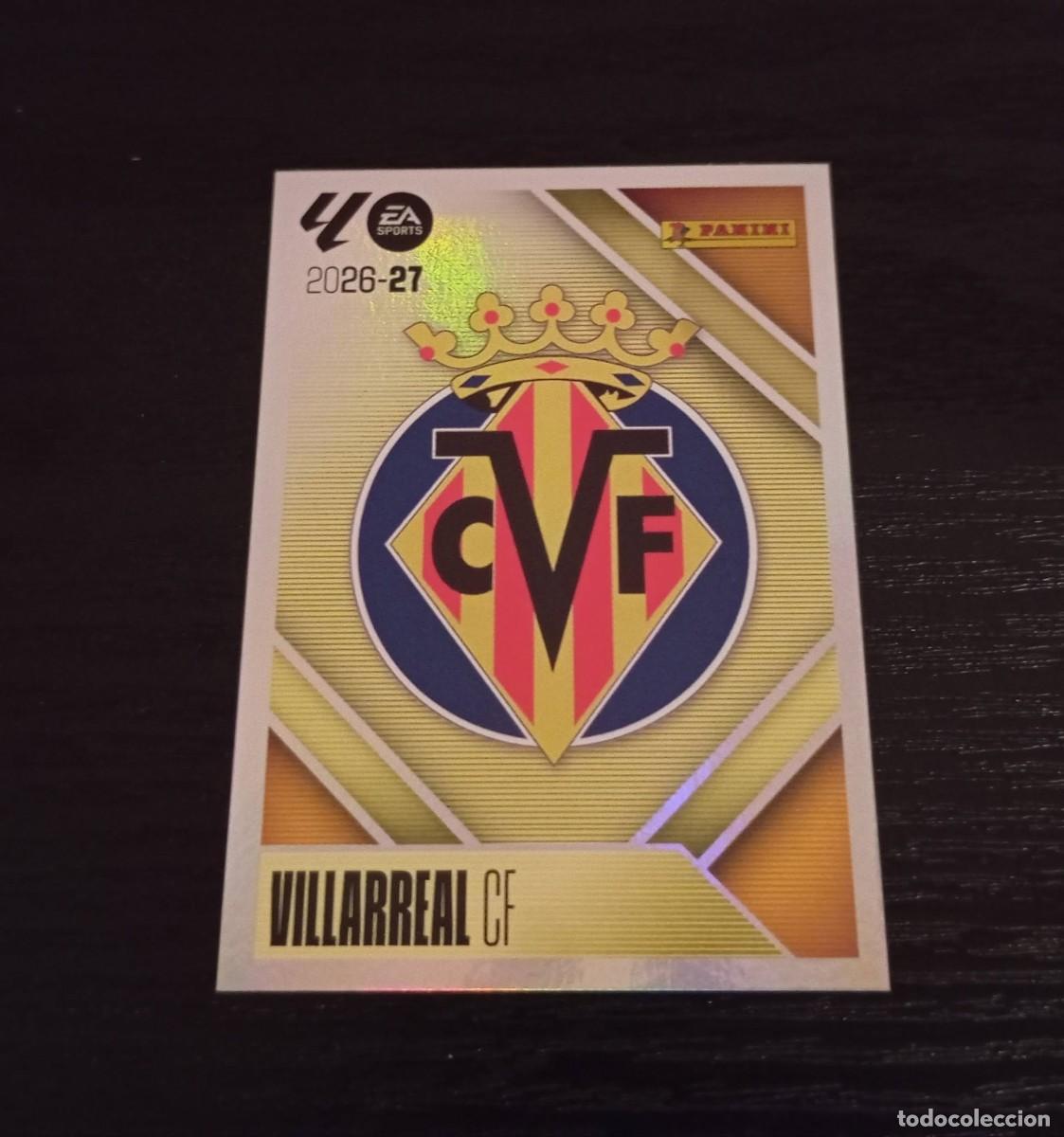 Cromos de f&uacute;tbol: -ESTE 26-27 : ESCUDO ( VILLARREAL )