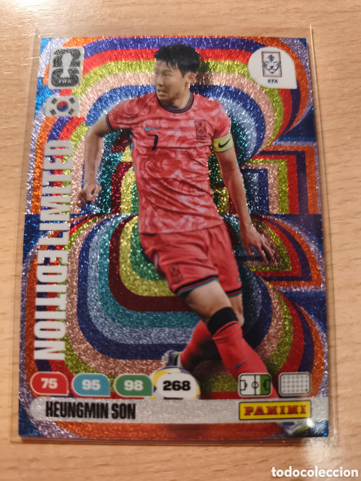 Cromos de f&uacute;tbol: HEUNG MIN SON LIMITED EDITION ADRENALYN WORLD CUP 2026 MUNDIAL PANINI 26 COREA DEL SUR
