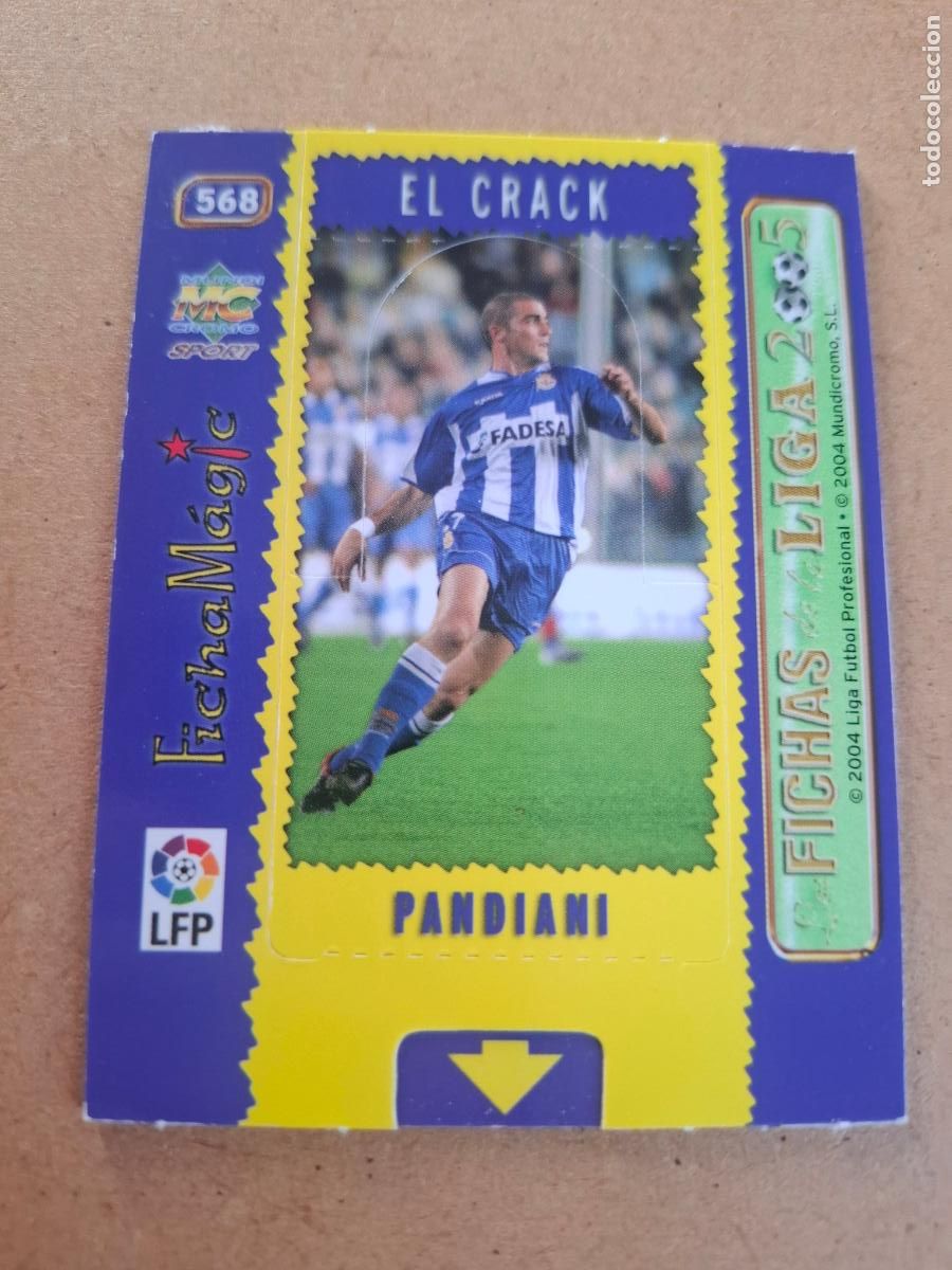 Cromos de f&uacute;tbol: MUNDICROMO 2004 2005 04 05 - 568 PANDIANI ( MAGIC CARD ) - R.C. DEPORTIVO