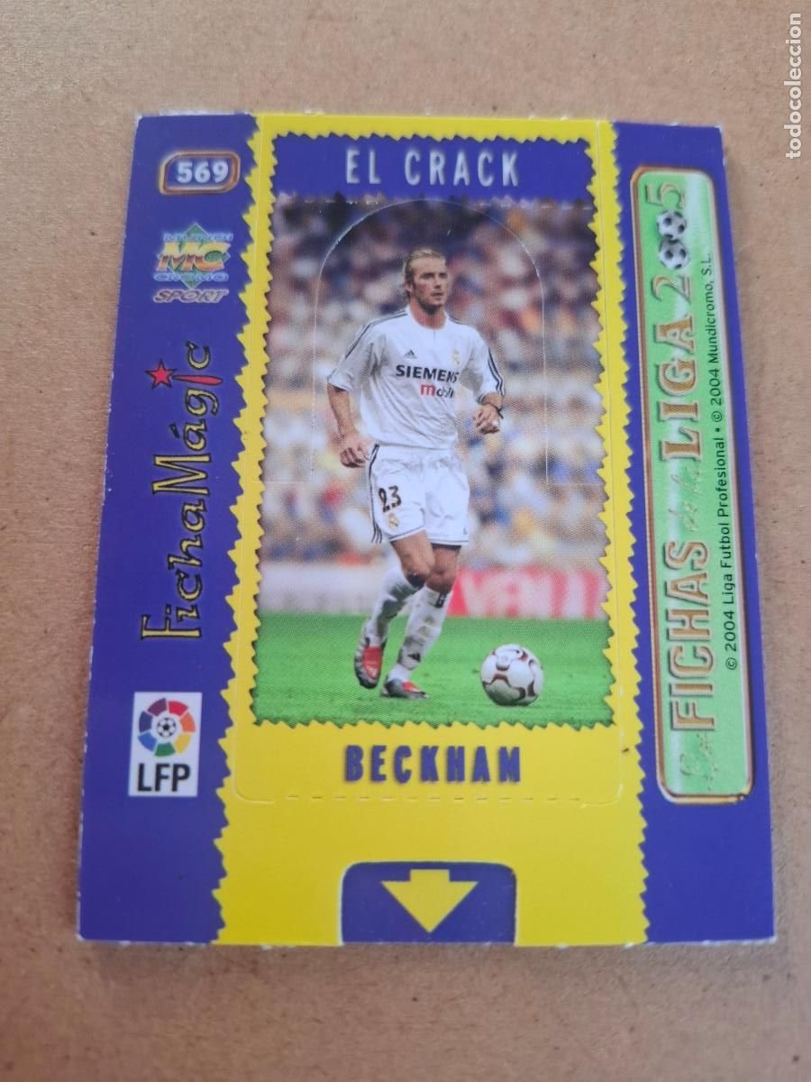 Cromos de f&uacute;tbol: MUNDICROMO 2004 2005 04 05 - 569 BECKHAM ( MAGIC CARD ) - REAL MADRID