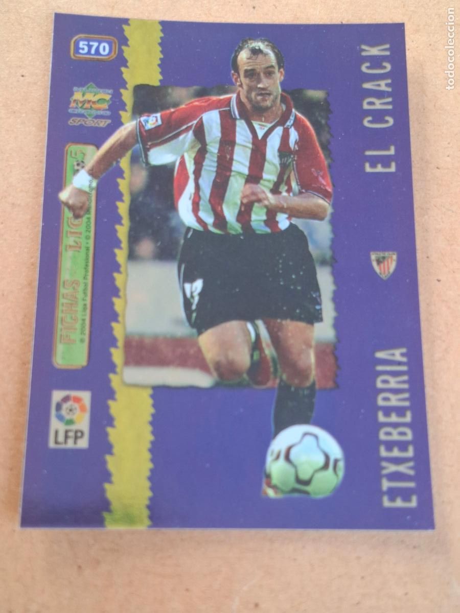 Cromos de f&uacute;tbol: MUNDICROMO 2004 2005 04 05 - 570 ETXEBERRIA ( METAL CARD ) - ATHLETIC CLUB