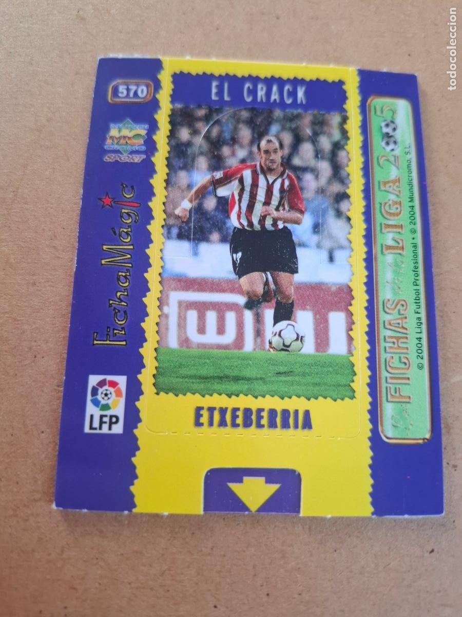 Cromos de f&uacute;tbol: MUNDICROMO 2004 2005 04 05 - 570 ETXEBERRIA ( MAGIC CARD ) - ATHLETIC CLUB