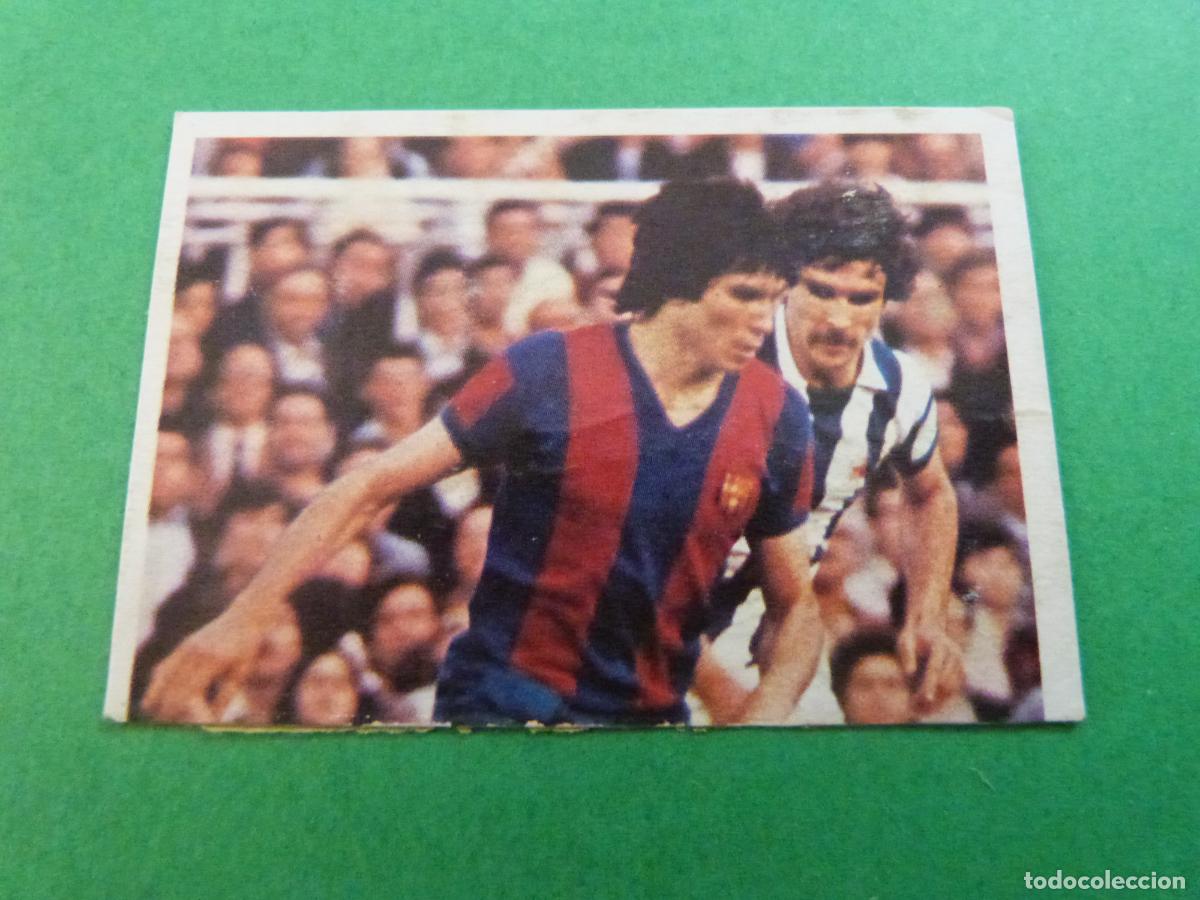 Cromos de f&uacute;tbol: CROMO FUTBOL CARRASCO F.C. BARCELONA N&ordm; 4 FUTBOLISTAS EN ACCI&Oacute;N DESPEGADO LIGA ESTE 1980-1981/80-81