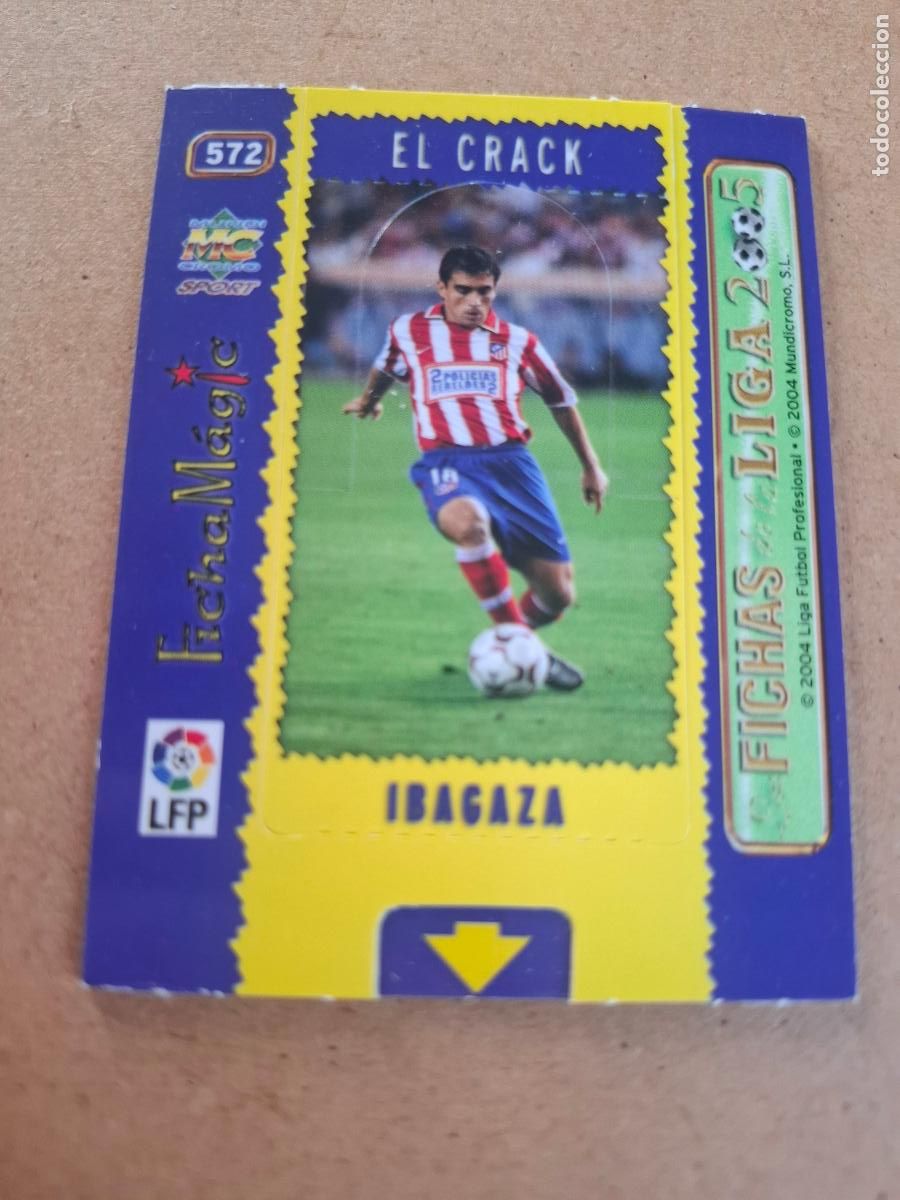 Cromos de f&uacute;tbol: MUNDICROMO 2004 2005 04 05 - 572 IBAGAZA ( MAGIC CARD ) - AT. MADRID