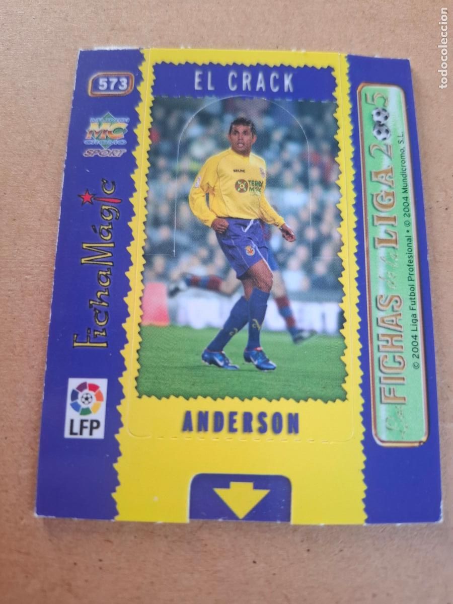 Cromos de f&uacute;tbol: MUNDICROMO 2004 2005 04 05 - 573 ANDERSON ( MAGIC CARD ) - VILLARREAL CF