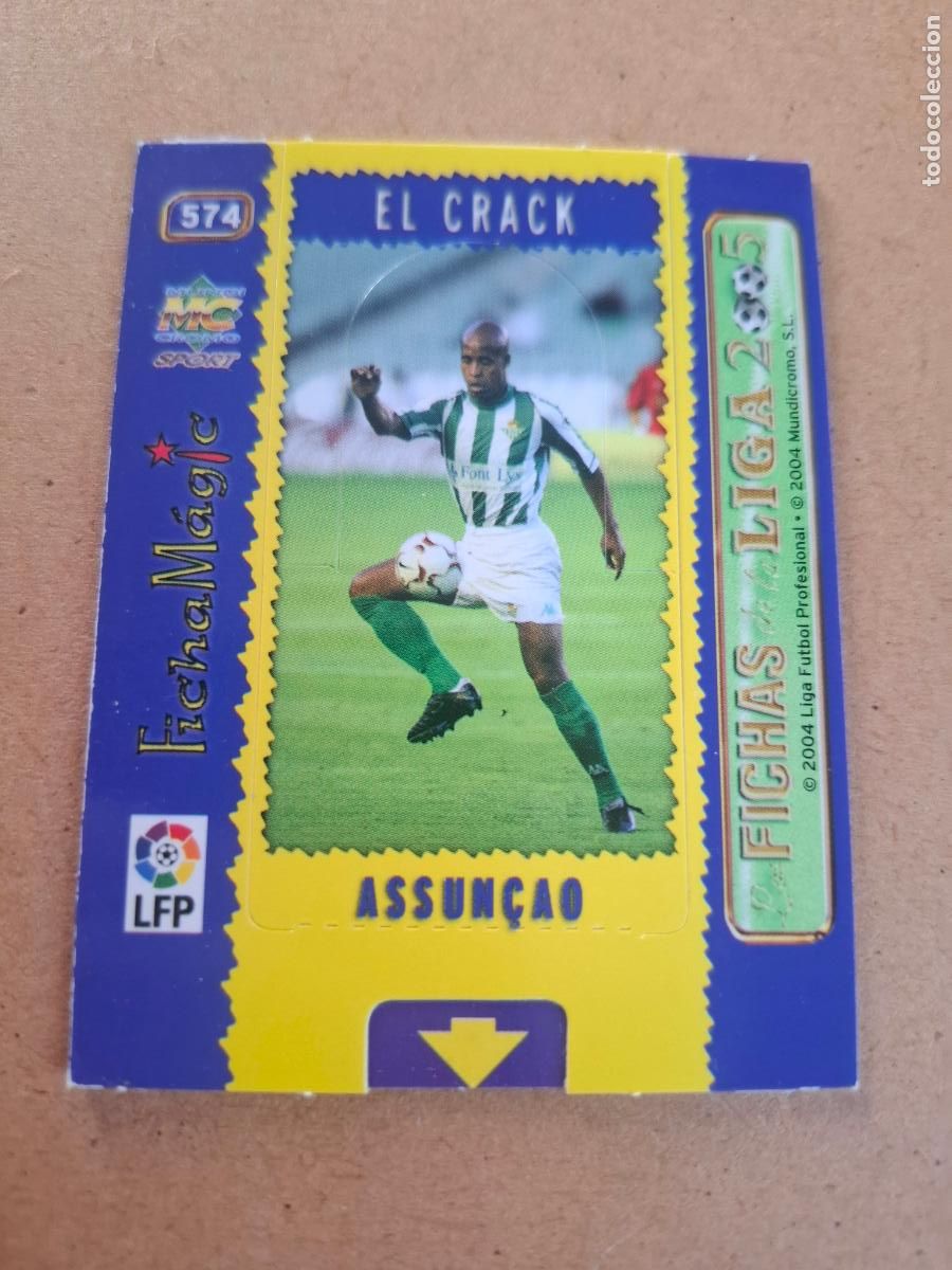 Cromos de f&uacute;tbol: MUNDICROMO 2004 2005 04 05 - 574 ASSUN&Ccedil;AO ( MAGIC CARD ) - REAL BETIS